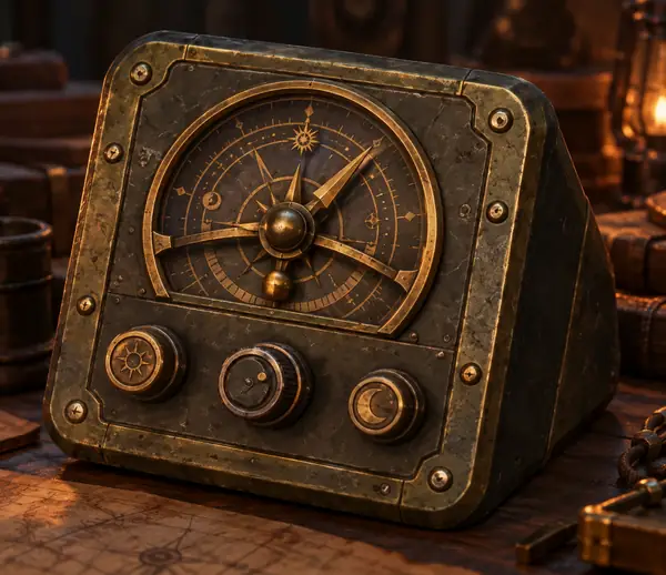 Stilisiertes Instrumenten-Asset für eine Spielwelt
