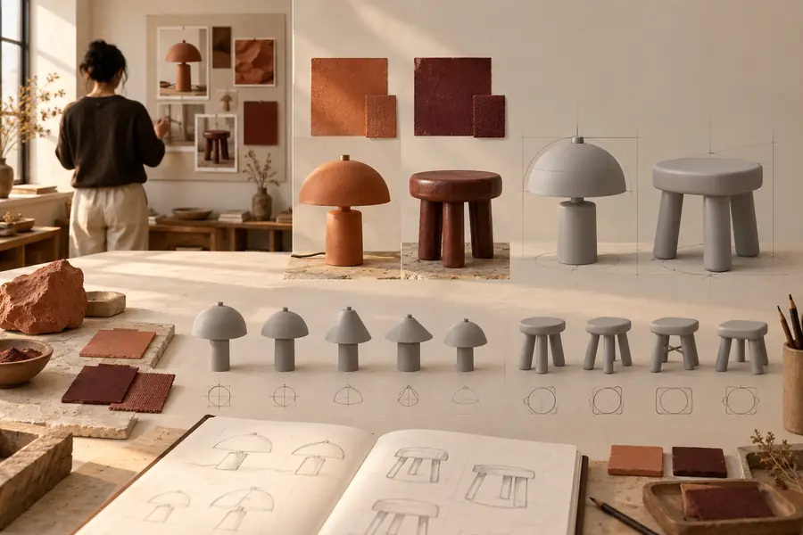 Concept 3D fondé sur une référence pour tester un processus de modélisation